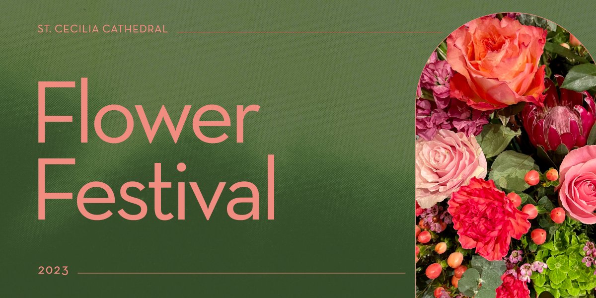 CAPOmahaNEB's tweet photo. 💐 St. Cecilia Flower Festival coming soon! - https://t.co/r44rn4KFHS https://t.co/E6n35DU1De