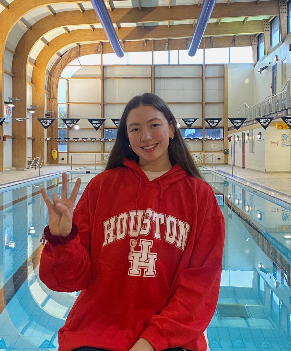 Officially a coog!! So happy to announce that I’ll be continuing to swim and study at the University of Houston!! 

Thank you to everyone who has made this possible 

#GoCoogs
