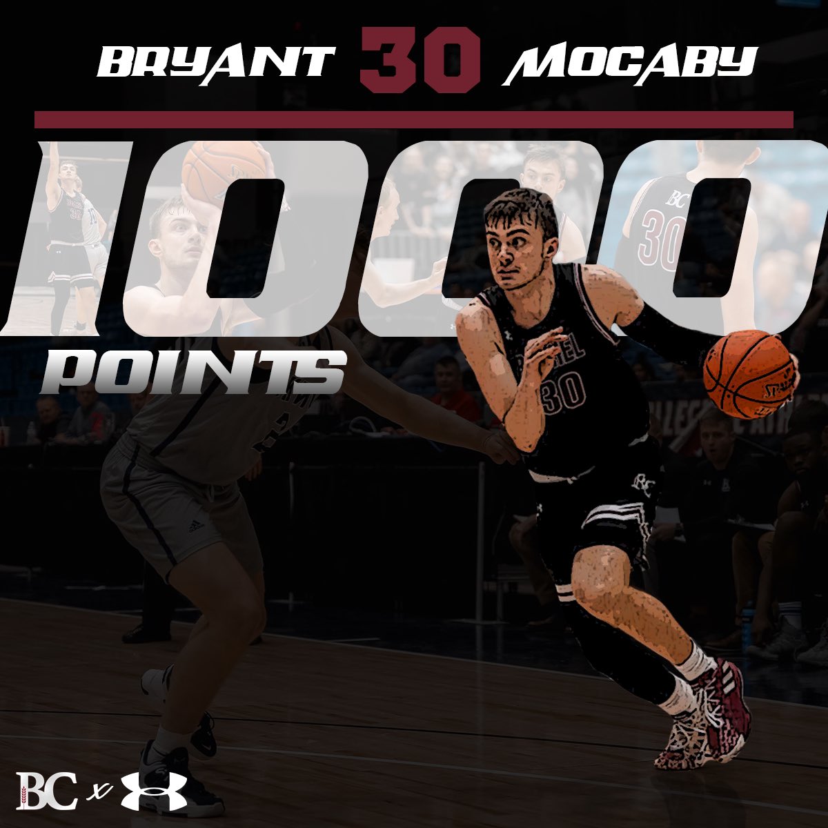 Congrats to Bryant Mocaby on 1000 points in his career at Bethel!

#ThreshersMBB x <a href="/bryantmocaby/">Bryant Mocaby</a>
