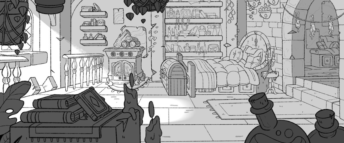ChelseaTolin's tweet photo. Yeehaw it’s #PortfolioDay! My name is Chelsea and I illustrate a mix of fun, cute things and background paintings 😊 I’m working on setting up a Patreon and a streaming setup, but I would like to illustrate a graphic novel in the future! https://t.co/IjtSGxjRQY