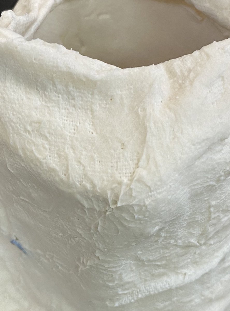 💜💜💜 #closeup the #fibres got #captured Experiment 2 Submerging different types of #fabric into #porcelainslip. Embodying of #dyes into #fabric but loving this technique as well! The delicacy created really is adding to #sbadoesherma #dye #textileart #fineart <a href="/uhcreatives/">The School of Creative Arts</a>