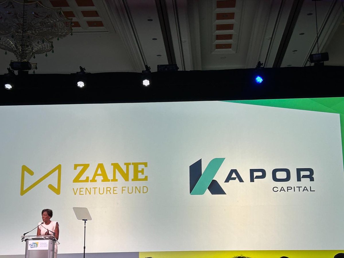 At our #CES2023 Leaders in Technology Dinner, <a href="/CTATech/">Consumer Tech Association</a> announced two new funds we’re investing in, <a href="/zaneventurefund/">Zane Venture Fund</a> and <a href="/KaporCapital/">Kapor Capital</a>. Both funds are ensuring we have a more diverse &amp; responsive entrepreneurial ecosystem. #diversityintech bit.ly/3GtCmGz