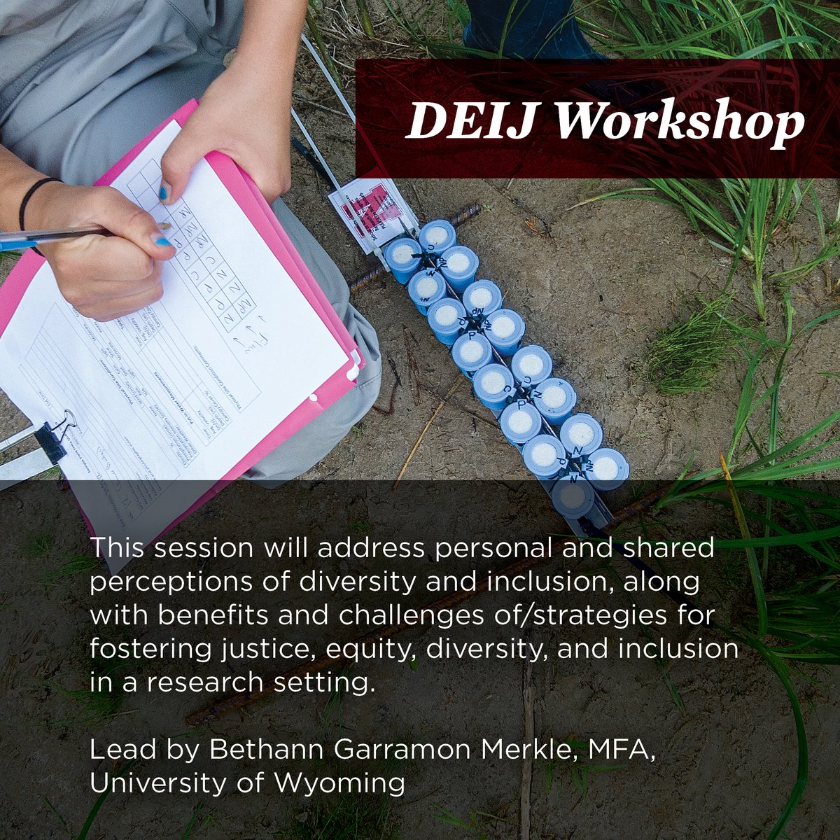 ecostoich's tweet image. The DEIJ workshop (also referred to as JEDI) will address personal and shared perceptions of diversity and inclusion.

Visit go.unl.edu/CoBS2023 to register and learn about our different events and workshops.
 
#CornCoBS2023 #STOICH #stoichiometry