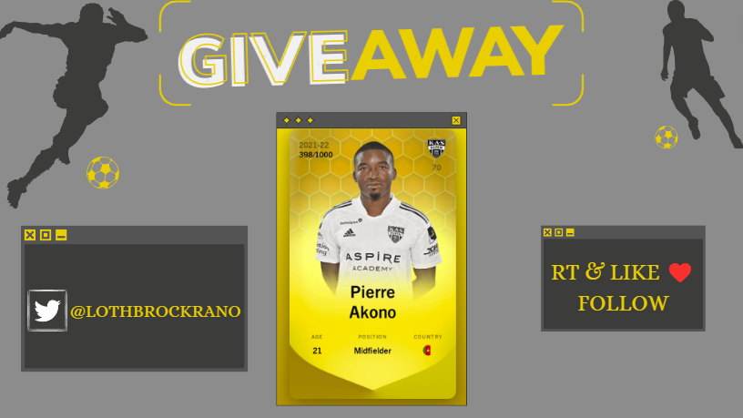 🎁#Giveaway #Sorare🎁 9/50

Pour aujourd'hui Midi-Minuit toutes les 15 minutes un manager vous offre une carte🔥

Il suffit de👇

-RT &amp;❤️
-Follow <a href="/LothbrockRano/">Rano Lothbrock</a>  &amp; <a href="/Unpetitgiveaway/">Un Petit Giveaway ?</a> 

⏳22/01 à 20h 

GL🍀

#SorareGiveaway #ETH #NFTGiveaway #Concours #NFT #CryptoGiveaway