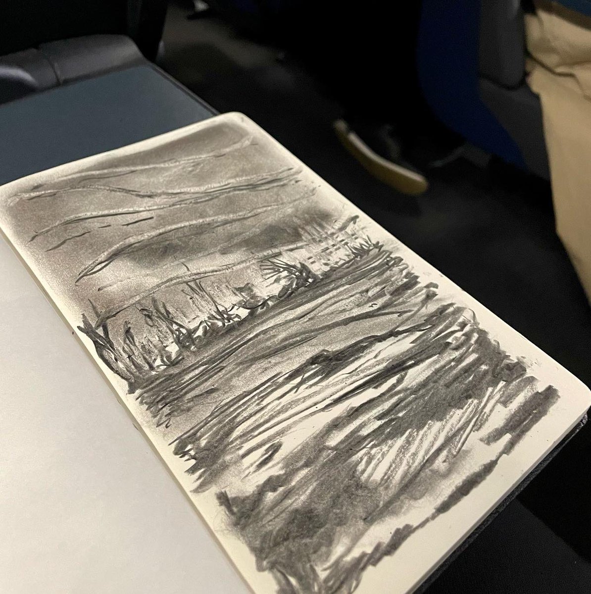 LizAtkin's tweet photo. #Journeydrawings to combat #anxiety and #skinpicking on the train to Stratford @Se_Railway
#publictransport #mentalhealth #dermatillomania #recoverystrategies #BFRB #kentartist #drawingonthetrain @Drawinglives @The_Big_Draw https://t.co/bvB2TY9aPj