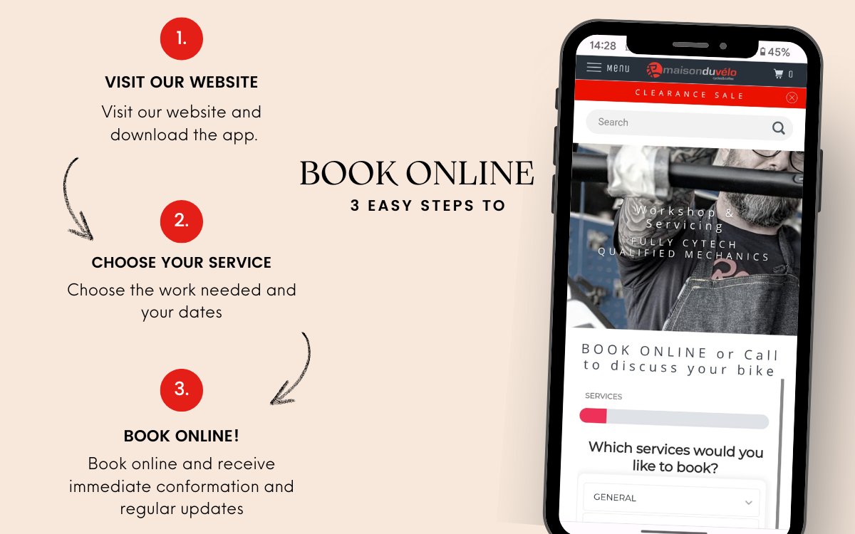 BOOK A SERVICE ONLINE | MORE CLEARANCE ITEMS - mailchi.mp/maisonduvelo/r…