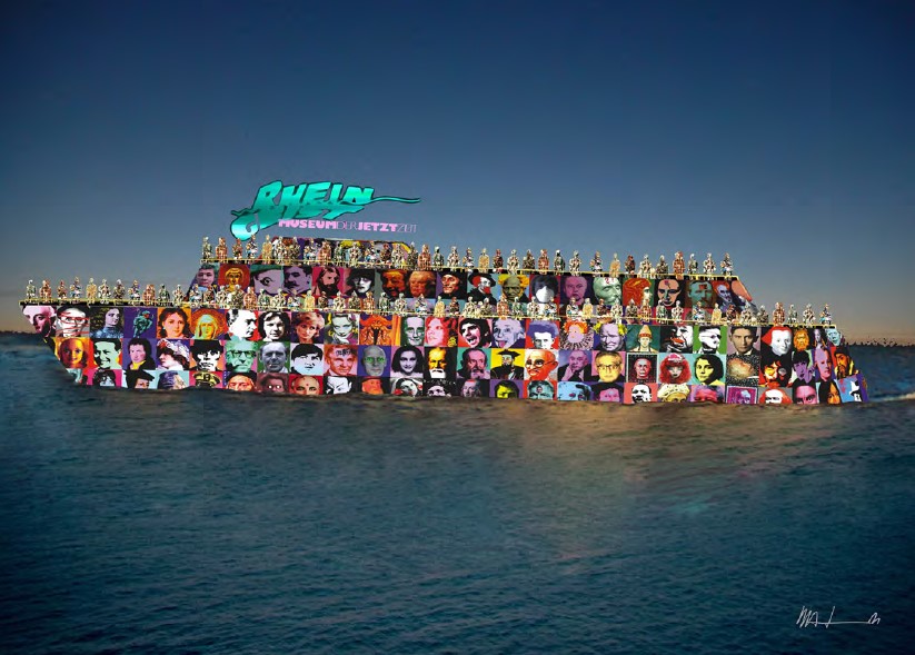 Minister <a href="/n_liminski/">Nathanael Liminski</a> im Gespräch mit dem Kölner Aktionskünstler <a href="/ha_schult/">HA Schult</a> über dessen neuestes Projekt, das Museumsschiff „Rheingeist“: „Den europäischen Traum so innovativ von Straßburg bis Rotterdam zu verbreiten, das hat meine volle Unterstützung." Im Sommer geht es los.