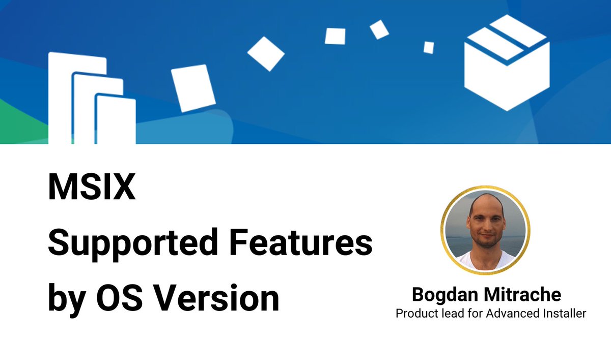 advinst's tweet image. Building an #MSIXpackage for your application? 

Use the table from our article to check what #WindowsVersion you can target depending on the features you are using.

Check out the article here: advancedinstaller.com/msix-support-w…