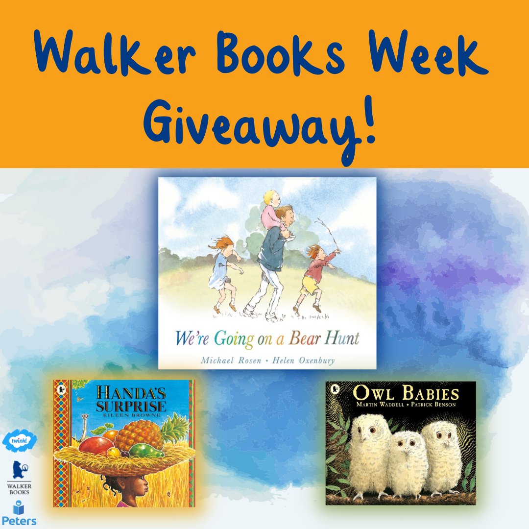 twinklresources's tweet image. 📚 BOOK GIVEAWAY 📚

To celebrate Walker Books Week, we&apos;re giving away class sets of our favourite Walker Books titles 🎉🎉🎉

To enter...
🎁 Like &amp;amp; RT this post 
🎁 Follow @twinklresources 
🎁 Tell us which book title you&apos;d like! 

T&amp;amp;Cs apply. @WalkerBooksUK #win #competition