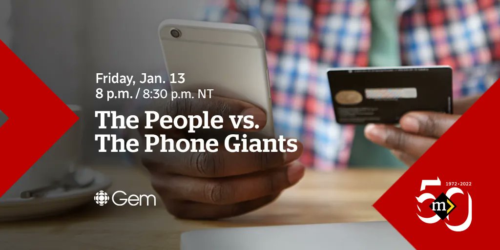 cbcmarketplace's tweet photo. Canadians pay more for their cellphone plans than other countries. The big three providers – Bell, Rogers and Telus – say there is competition in the market. So why is it so difficult to get a good deal?

Watch our episode on Jan. 13 at 8 p.m. on @CBC-TV or @CBCGem. https://t.co/DoJmF8SP1v
