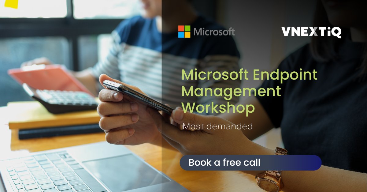 Don't miss our Microsoft Endpoint Workshop, funded by Microsoft! 

Maximize user productivity while simplifying access to resources and devices.

#MicrosoftEndpointWorkshop #Microsoft #EndpointManagement #Productivity

ow.ly/ZX5f50Mm0vC