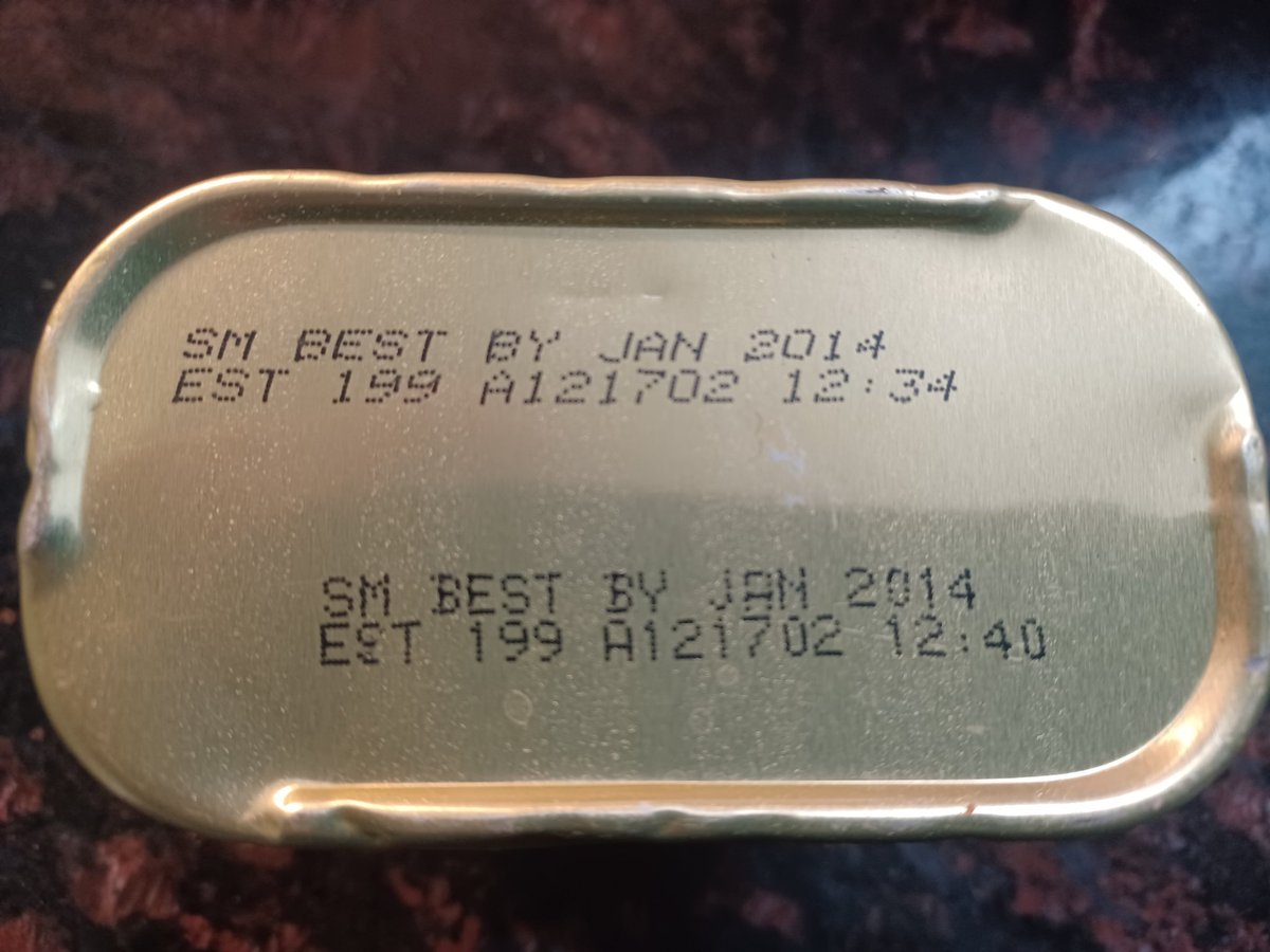 gotopshooter on Twitter "Does SPAM really expire? So far if the can is
