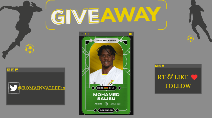 Unpetitgiveaway's tweet photo. 🎁#Giveaway #Sorare🎁 12/50

Pour aujourd'hui Midi-Minuit toutes les 15 minutes un manager vous offre une carte🔥

Il suffit de👇

-RT &amp;❤️
-Follow @RomainVallee13  &amp; @Unpetitgiveaway 

⏳22/01 à 20h 

GL🍀

#SorareGiveaway #ETH #NFTGiveaway #Concours #NFT #CryptoGiveaway https://t.co/5fV0nDyyXZ