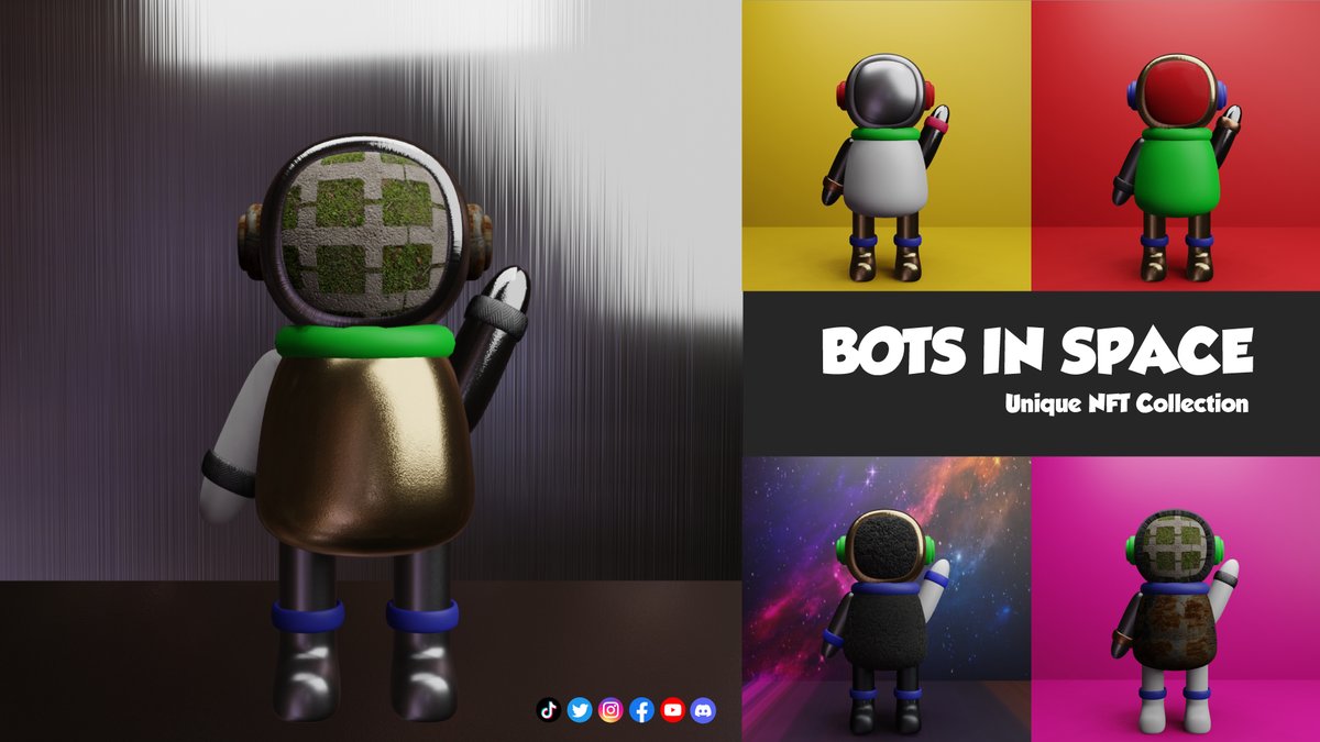 BotsinSpaceNFT's tweet photo. Come Join Us on Discord.
Site: https://t.co/an9m9ehnuA
#botsinspace #NFT #OpenSeaNFT #MATIC #crypto #nftnews #eth $eth #cryptocurrency #CryptoNews https://t.co/6Z5h5r7kyF