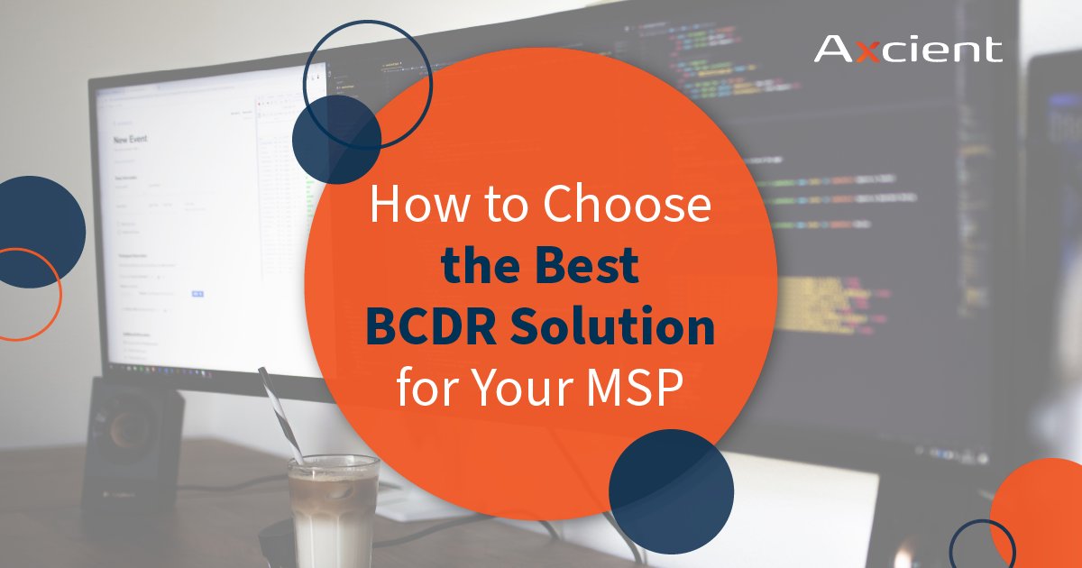 Axcient's tweet photo. You’re only as capable as your solution allows you to be. But where do you start? Right here: https://t.co/84rmMw4zpV
#BCDR #MSP #Axcient https://t.co/teJpC3NrvL