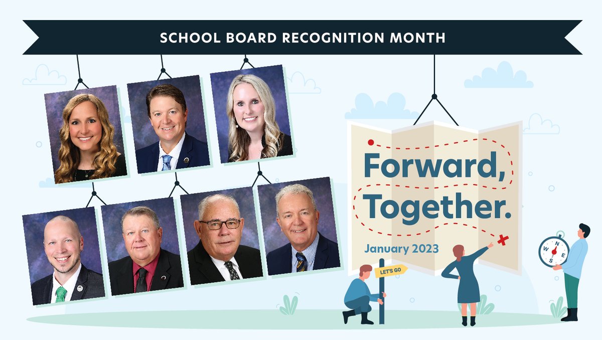 𝗝𝗮𝗻𝘂𝗮𝗿𝘆 𝗶𝘀 𝗦𝗰𝗵𝗼𝗼𝗹 𝗕𝗼𝗮𝗿𝗱 𝗥𝗲𝗰𝗼𝗴𝗻𝗶𝘁𝗶𝗼𝗻 𝗠𝗼𝗻𝘁𝗵! We are honored to 𝒄𝒆𝒍𝒆𝒃𝒓𝒂𝒕𝒆 𝒂𝒏𝒅 𝒓𝒆𝒄𝒐𝒈𝒏𝒊𝒛𝒆 our elected trustees for their 𝒐𝒏𝒈𝒐𝒊𝒏𝒈 𝒄𝒐𝒎𝒎𝒊𝒕𝒎𝒆𝒏𝒕.  Thank you for your contributions and governance of our district. 👏