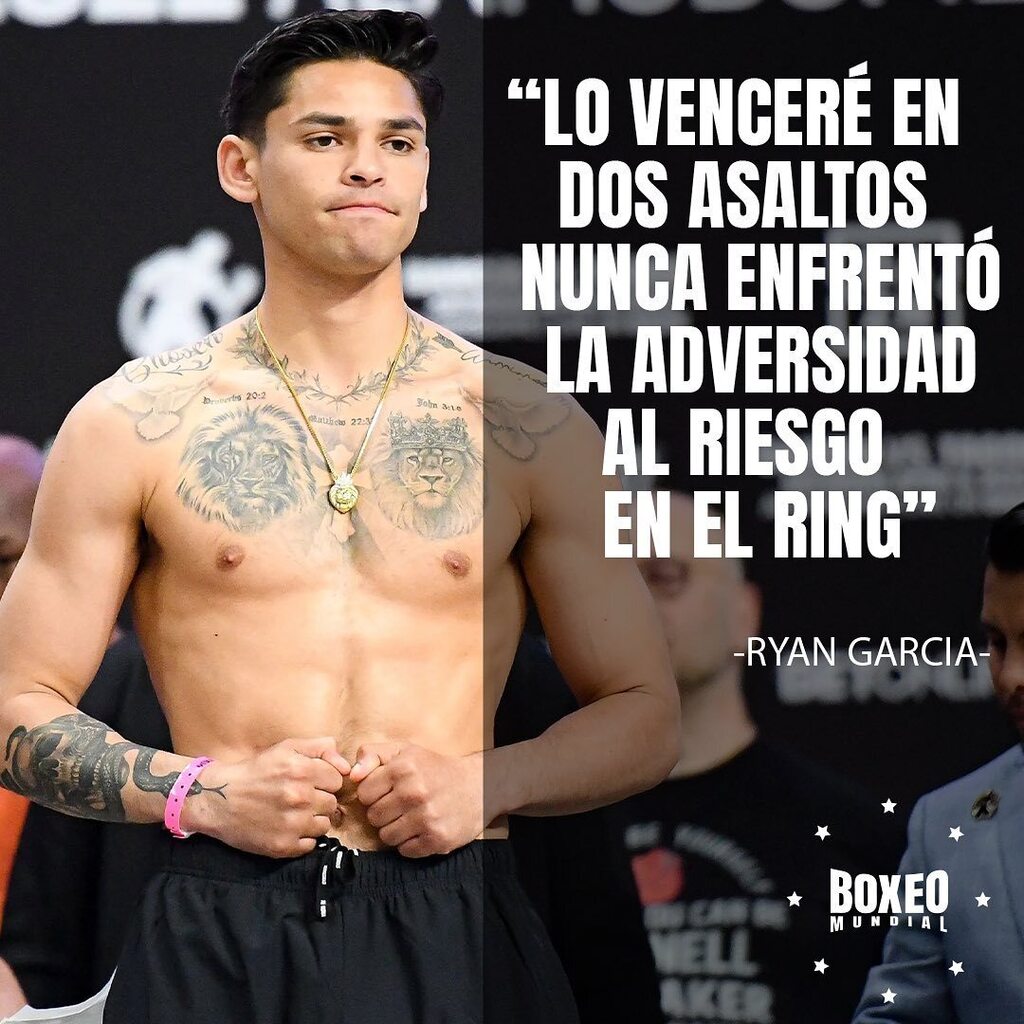 BoxeoMundial's tweet photo. Ryan García confiesa que va a derrotar a Gervonta Davis… EN DOS ASALTOS. La posible pelea entre ambos todavía no comenzó a negociarse. #boxeo #boxing https://t.co/6upMepcrPN