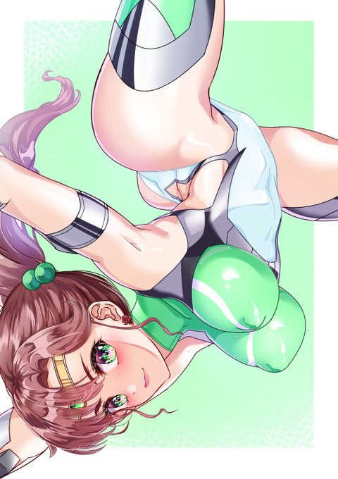 おはようございます❤
アクロバットまこちゃん❣❣
#セーラー対魔忍 
#セーラージュピター 
#一回転 