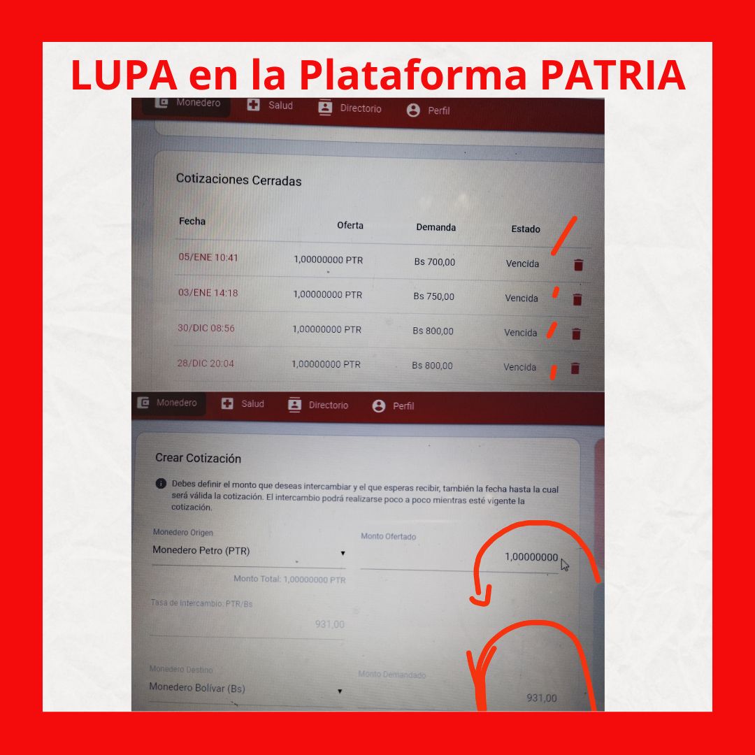 ALICIA_RORI's tweet photo. #Patria Queremos que seas una plataforma íntegra con el #jubiladopetrolero No obliguen al #remate de nuestros gananciales del #FDP De diciembre a enero voy por la sexta devolución de los #Petros nadie los recibe prefiero mis #Bolivares #ConPetrosNoTengoDinero #SOS @TellecheaRuiz https://t.co/OloqumYS4J