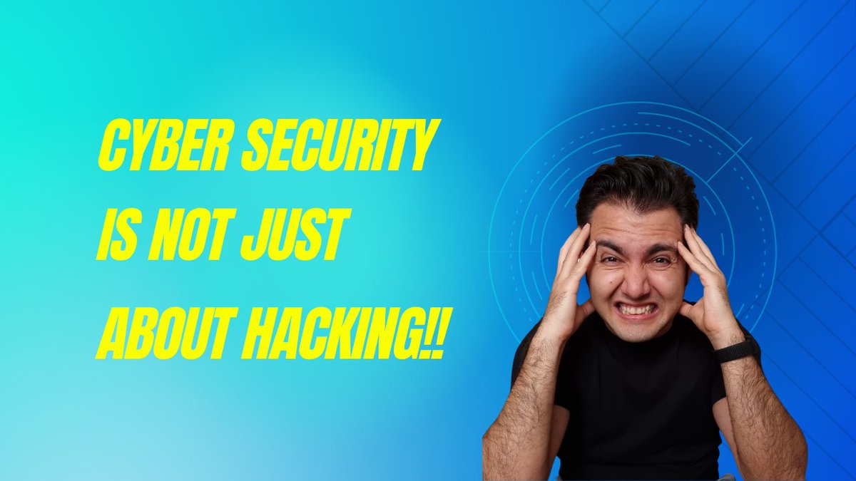 One of the biggest mistakes that people make when trying to break into cyber security is thinking that the only way to do so is to become an ethical hacker or penetration tester. Watch my video on below where I explain in details
#cybersecuritytips #hacking #cybersecuirty