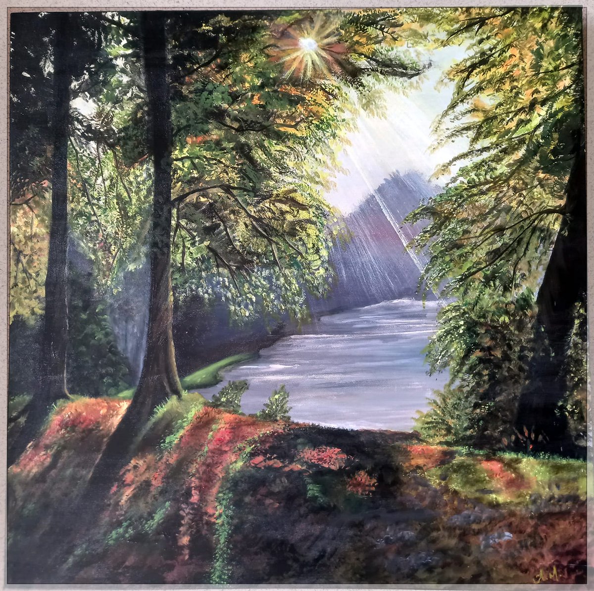 #acrylicpainting #trees