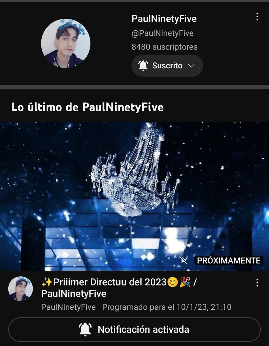 PaulNFive's tweet photo. Noos vemus en un ratoo✨🎉

🔗https://t.co/e4yf0EnmEZ https://t.co/Al6FQpGoA3