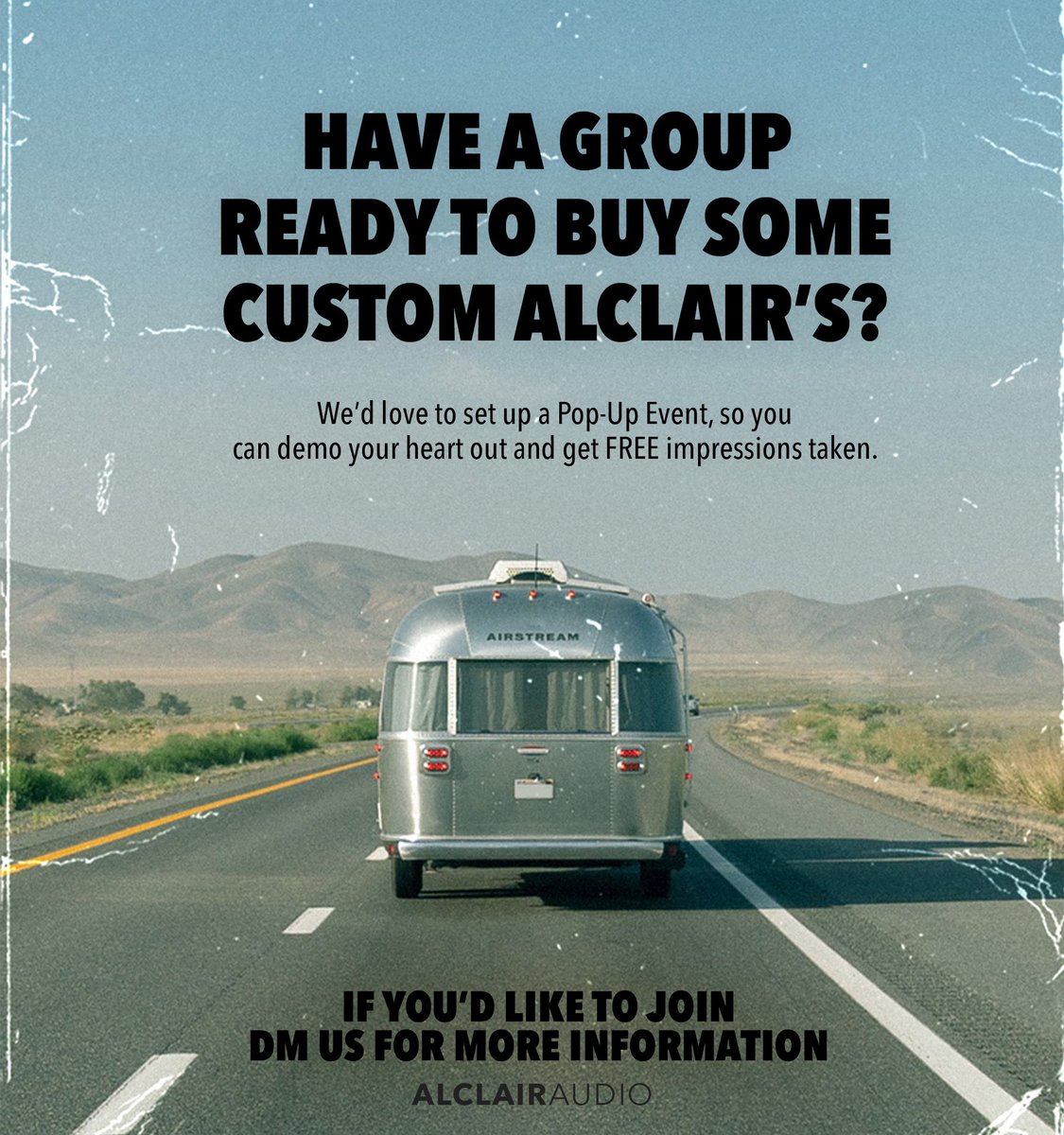 If you have a group that is looking to get some IEM’s, we’d love to set up a pop-up event where you can demo any model and receive FREE impressions.

We do have some criteria that needs to be met, so send us a DM if you’re interested and we’ll get the ball rolling.