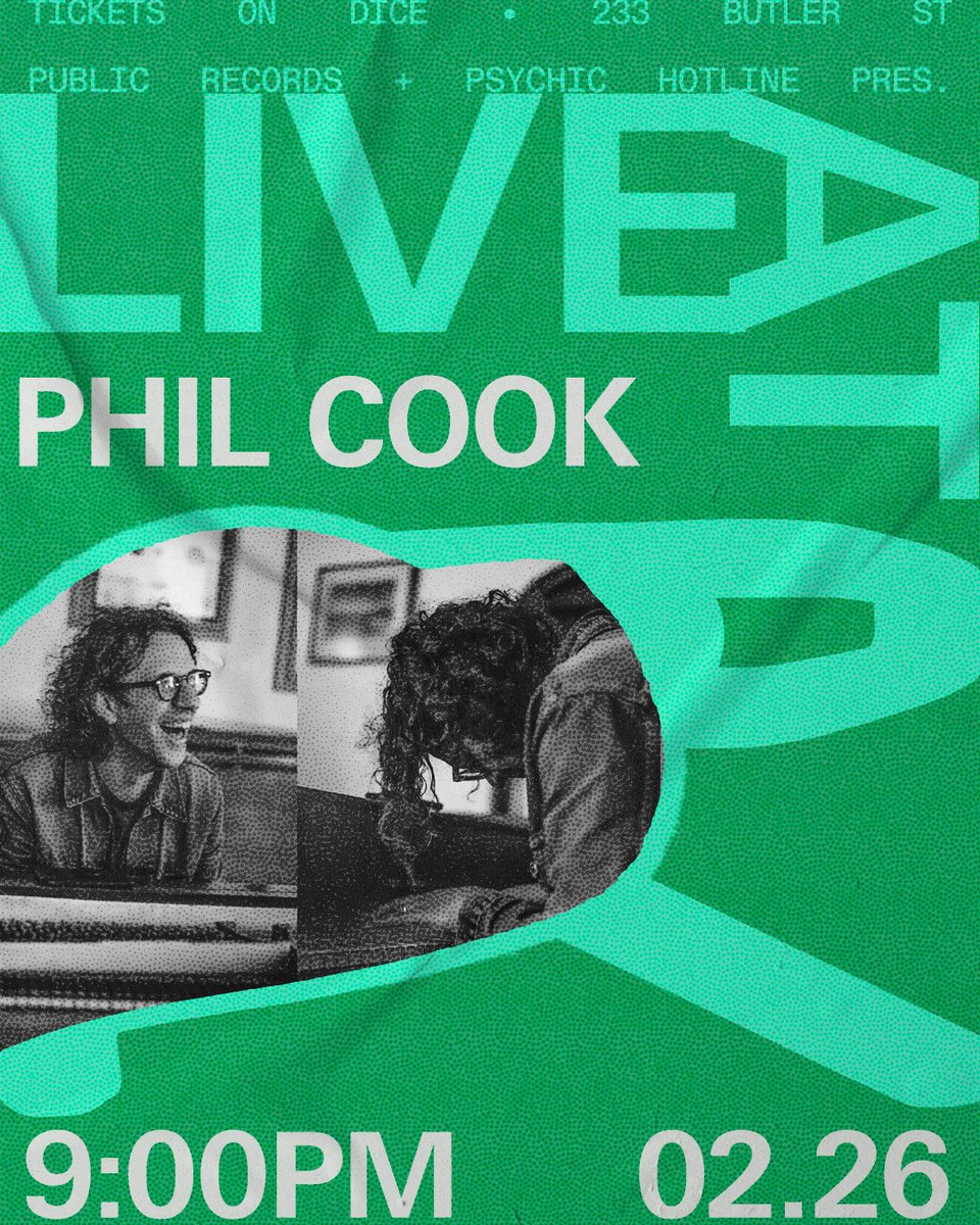 Phil Cook (@philcookmusic) on Twitter photo Hey New York! Letās get big and letās get small! Just announced, will be doing two entire solo piano sets at <a href="/233butler/">public records</a>! Please come join me as this is been a dream of mine for a long time to share this piano side of my music with you all!
š«: dice.fm/event/8xkpr-ph⦠Hey New York! Letās get big and letās get small! Just announced, will be doing two entire solo piano sets at <a href="/233butler/">public records</a>! Please come join me as this is been a dream of mine for a long time to share this piano side of my music with you all!
š«: dice.fm/event/8xkpr-phā¦