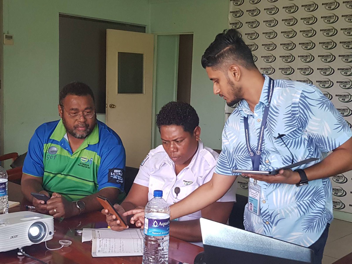 BAF_Fiji's tweet photo. #BAF staff are currently going through a training workshop on the ePhyto Project.

Read more: https://t.co/xVQcKtUb4f

#Fiji #TeamFiji #Biosecurity #FijiNews https://t.co/7RaglHwGEt