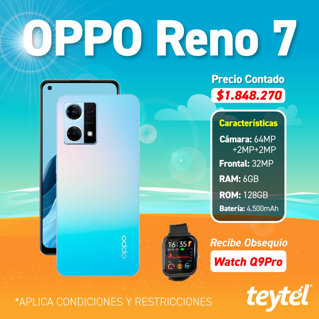 Conoce los mejores celulares de cada marca, además recibe un obsequio por tu compra. 🌴🌊🏄‍♂️

#Vivo #VivoV25Pro #Honor #Honor70 #OPPO #OPPOreno7 #YoSoyTeytel #Teytel #Claro