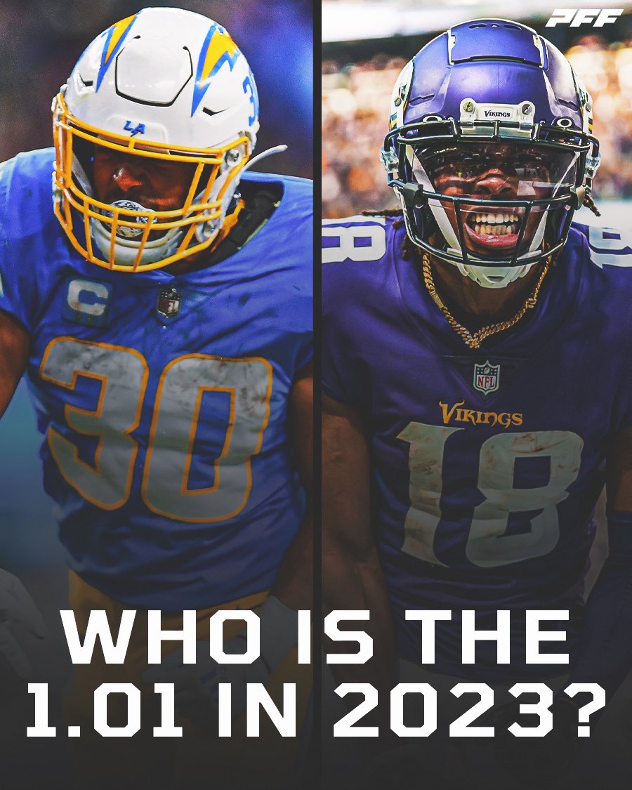 PFF_Fantasy's tweet photo. Who are you taking 1.01 next season? 👀 https://t.co/8ymPZz6B0k