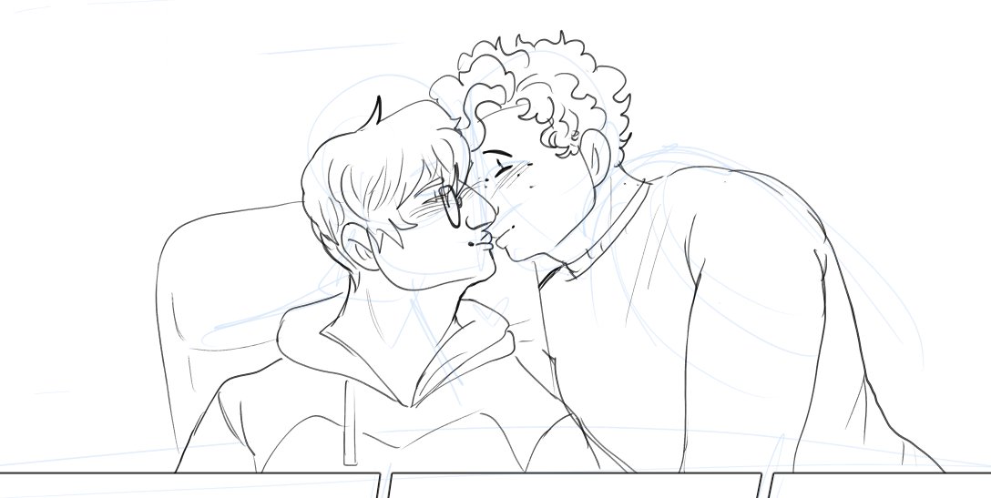 (wip) oh, jayjon being cute! Surely nothing bad is about to happen! 