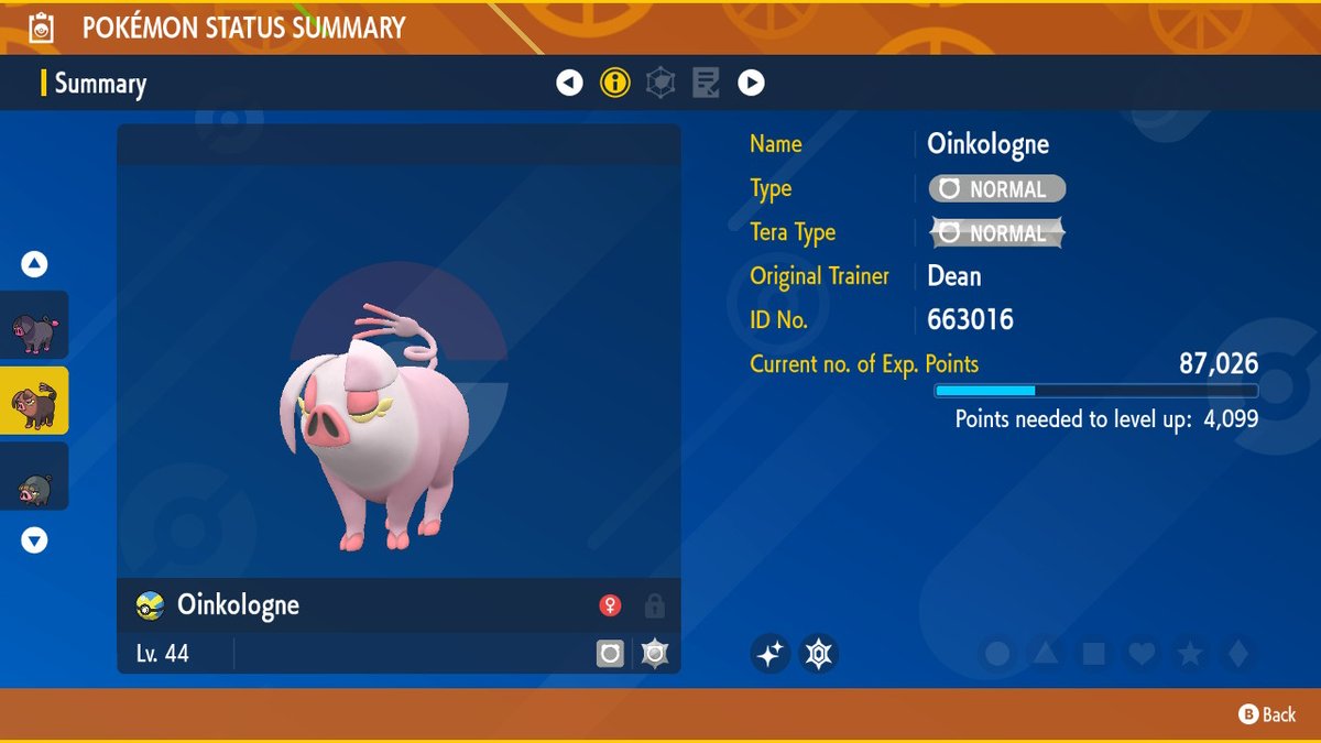 Pokedean's tweet photo. Hatching dreepy eggs to find a shiny, no luck, but come across these 3 instead. Fully family of pink pigs lol #PokemonScarletViolet #NintendoSwitch https://t.co/ABNxAwiRT7