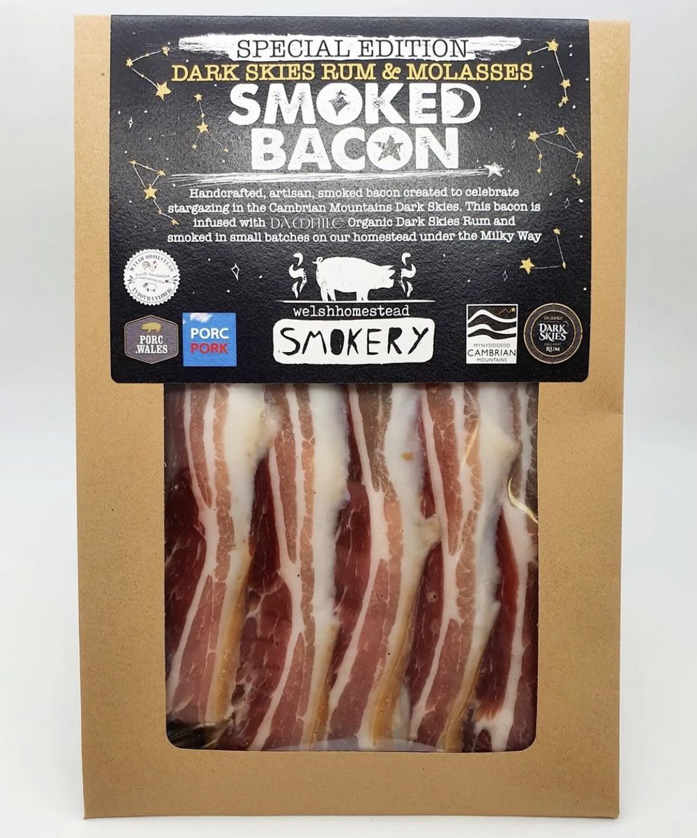 “Wales, by Tasty Trails”
The Cambrian Mountains Astro Trail inspired <a href="/DaMhile/">Dà Mhìle Distillery</a> to create this astounding bottle of rum. 🍹<a href="/RadnorPreserves/">Radnor Preserves</a> followed later with their fruity dark skies preserve as well as <a href="/sbuntonchocs/">SarahBuntonChocolate</a> and just look at that bacon 🥓🏴󠁧󠁢󠁷󠁬󠁳󠁿👌
<a href="/visitwales/">Visit Wales 🏴󠁧󠁢󠁷󠁬󠁳󠁿</a> <a href="/croesocymru/">Croeso Cymru 🏴󠁧󠁢󠁷󠁬󠁳󠁿</a>