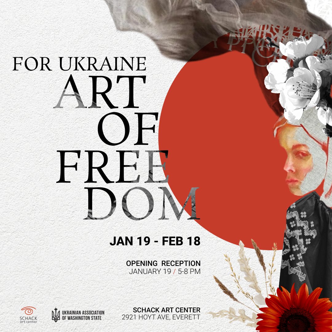 Please join us on Thursday, January 19th at 5:00 PM for the exhibition opening and meet the artists and our volunteers. We will have Ukrainian-inspired appetizers, traditional Ukrainian music by local Bandurist and folk singers.
We hope to see you there!