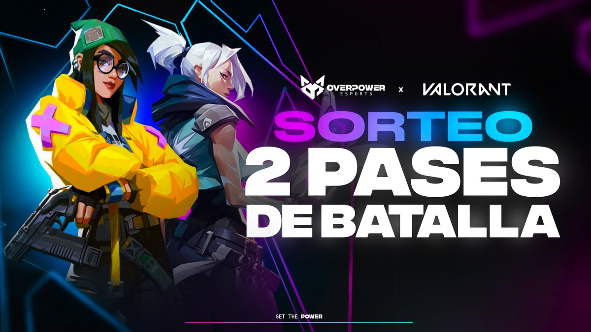 Junto a mis bellos zorritos estamos sorteando 2 pases de batalla de Valorant.
Requisitos para participar:
- Dar RT y ❤️.
- Seguirme y seguir a @OverPower09.
- Etiquetar 2 amigos.

⚠️EL SORTEO TERMINA EL 31 DE ENERO Y LOS GANADORES SE DARÁN EN VIVO EN MI CANAL DE TWITCH⚠️