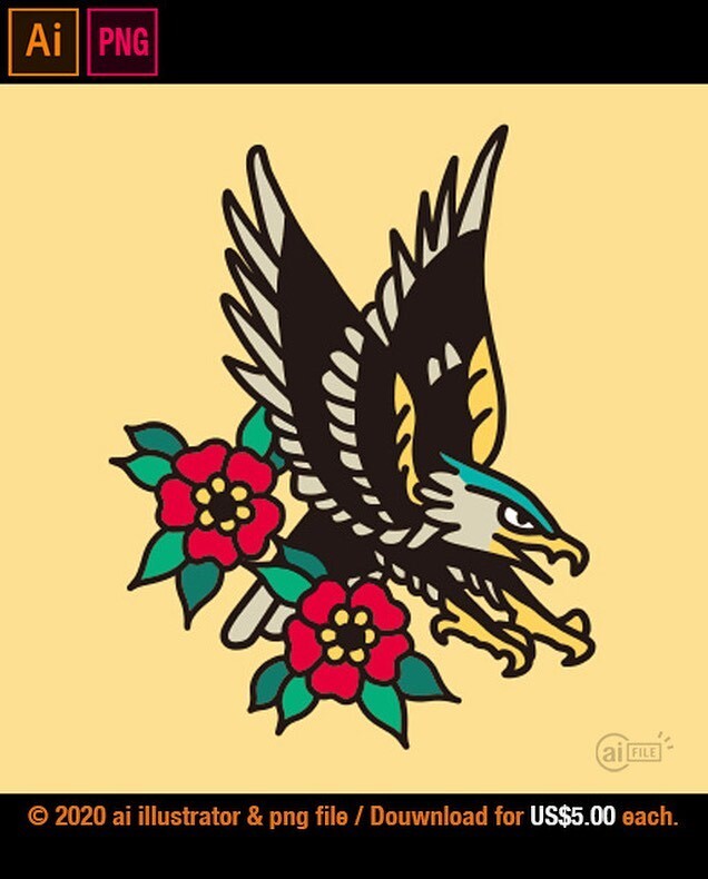 ai_file's tweet photo. American Traditional Eagle / Drawing
Designed by Greg.D.Strand
Product ID : 003-0082
Royalty Free
@ai.file 
・
https://t.co/udr6CzhsXN
・
・
#americantraditional #eagle #eagledrawing #eagleillustration #eaglevector #eagleclipart #americantraditionaleagle
・
#ai_file #illustrati… https://t.co/6PZNFpPIK7