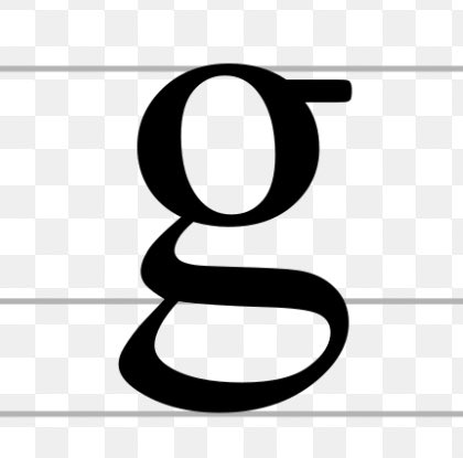 the letter g does not need to be doing all that