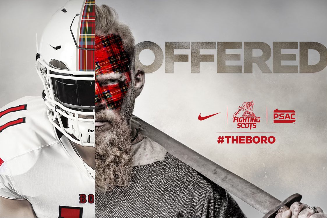 Kameronz53's tweet photo. Beyond blessed to announce that I have received my first offer to the university of Edinboro thank you @CoachGreene325 for the opportunity. @CoachWeachter https://t.co/eqk9nwL3Oo