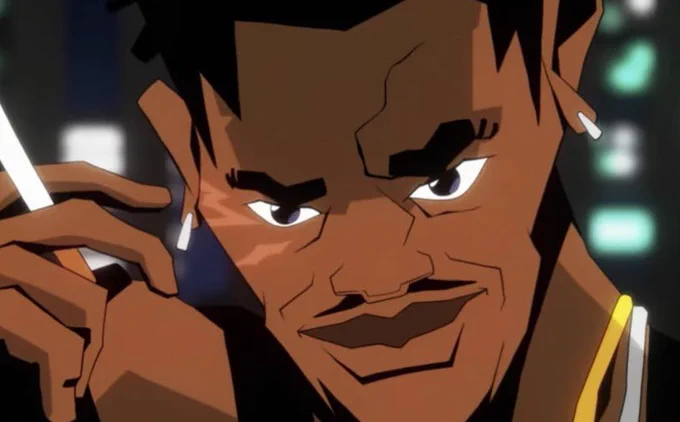 some of my favorite frames from SZA's NEW #KillBill video done by Nathan Love Animation Studio  