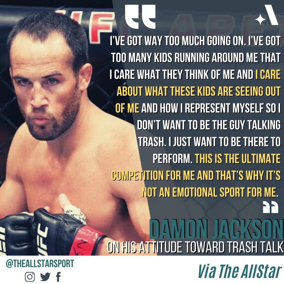 Damon Jackson is not about the unnecessary trash talk, he is all about that action. Jackson will face off against Dan Ige at #UFCVegas67 for a spot on the contender's list at featherweight. 

📺 youtu.be/_C8DjpI-mOM
Download The App 📲 allstarapp.onelink.me/RHWw/JHK