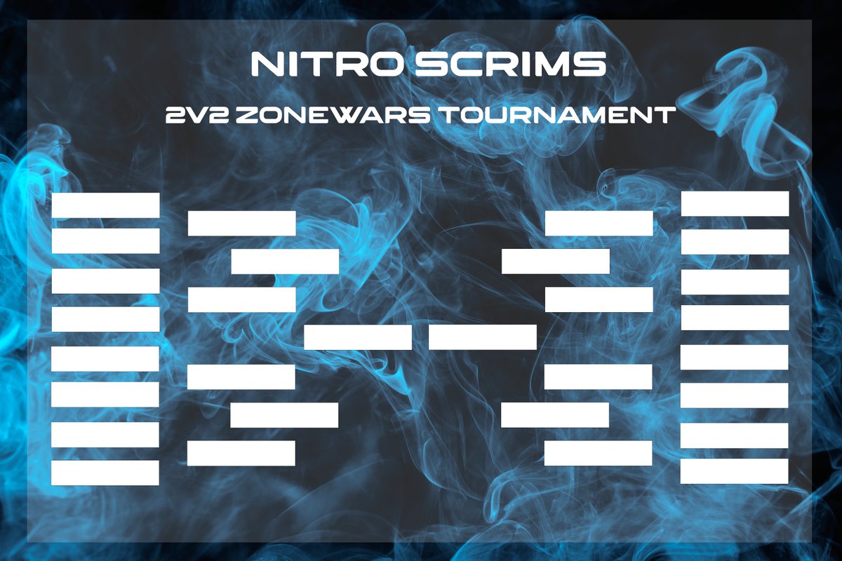 ScrimNitro's tweet photo. We will be hosting a 2v2 Zonewars Tournament this Friday January 13th. The winner will take home $40 ($20 each)

like, rt and @ duo to enter tourney https://t.co/3Z9uKo971g