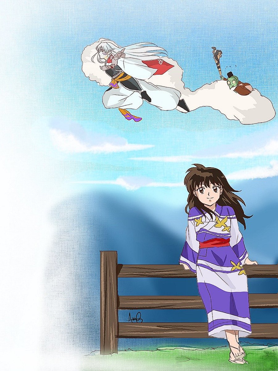 Sessrin estilo ending de las películas XD?
#inuyasha
#rin
#sesshomaru
#sessrin
#HanyoNoYashahime
#fanart