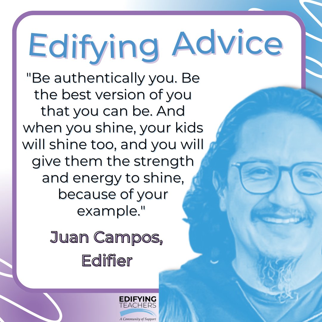 EdifyTeachers's tweet photo. Our personalized mentorship &amp; coaching are in full effect. Edifiers like science educator Juan Campos of TX are supporting early career teachers through our hybrid Community of Support model. We're so proud of the work of our growing network of diverse Edifiers!

#EdifyingAdvice https://t.co/lTolYoHEPz