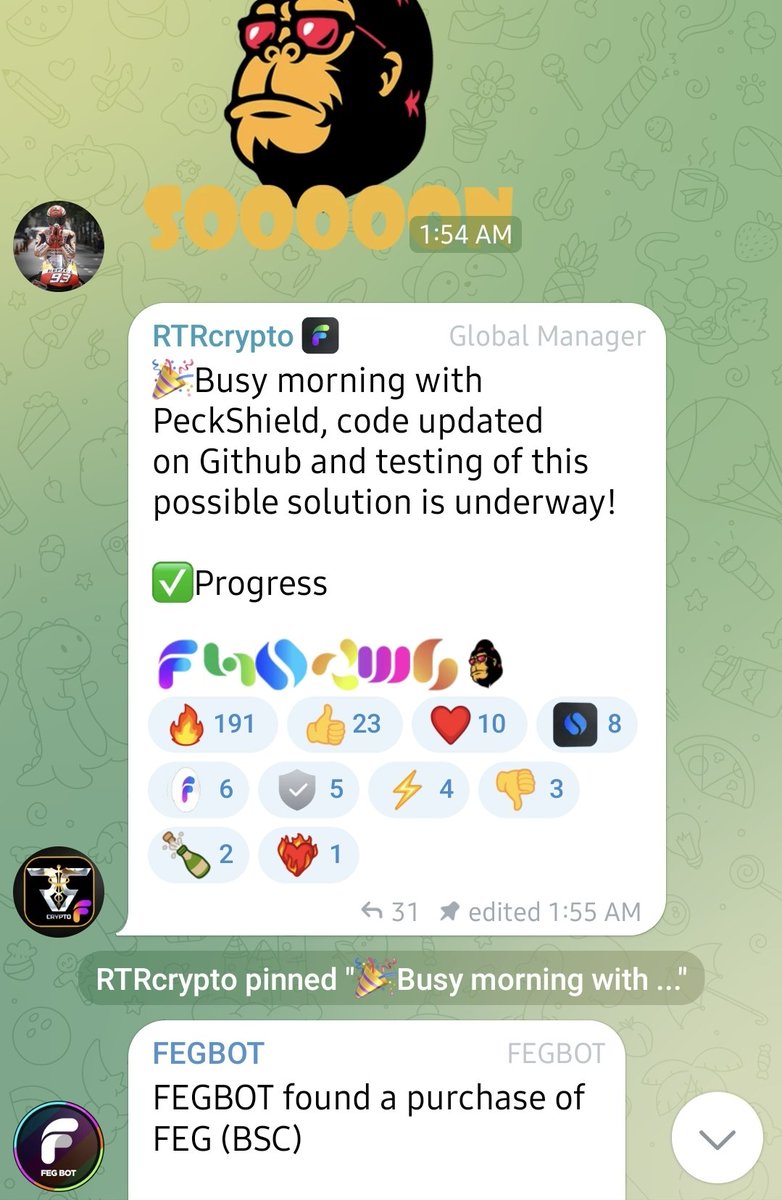 0zRoGuE's tweet photo. A message from sir @RTRcrypto π
Join telegram group for the info direct from the team as it is released!!
#FEGtoken #FEG #SmartDefi #grafene #FEGaggregator #FEGdeployer #FTW #FEGmigration #LifeIsDeFi #FEGex #FEGv2 #GOTW #FEGmode #LifeIsDeFi https://t.co/vFNXUXCS6d