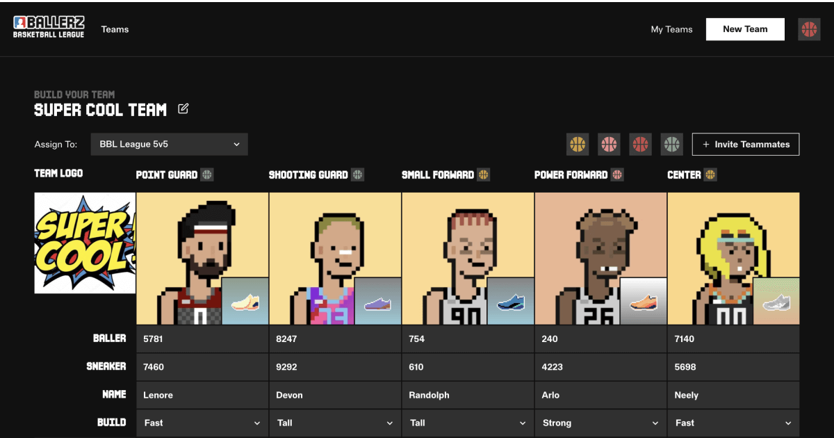 BALLERZ_NFT's tweet photo. The Ballerz Basketball League (BBL) is officially here 
Introducing... **BBL TEAM BUILDER** 🎉

Have fun building teams &amp; participating in the BBL🏀

👀 Peep the demo: https://t.co/mdQe3TD9jr
🔗 BBL Team Builder site: https://t.co/28h6vlbuZy
✅ feedback: https://t.co/mgBtGFGV0w https://t.co/k6f268itfo