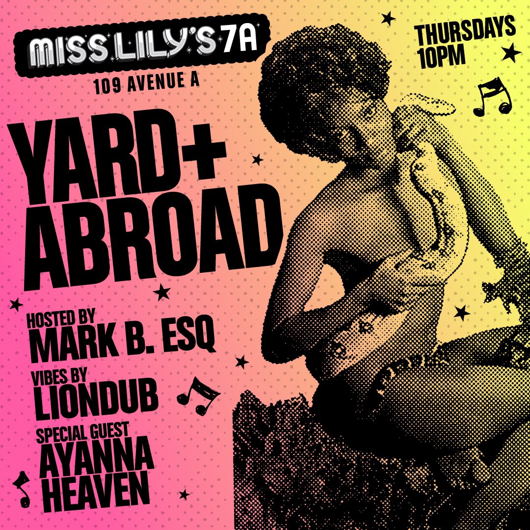 liondub's tweet image. #NYC This &amp;amp; every Thursday You're cordially invited...Special guest #AyannaHeaven will bless us with the musical ❤️🔥 this Thursday. #Partake