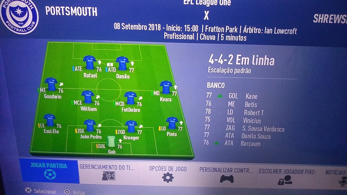 SFutebol16's tweet photo. Portsmouth x Shrewsbury
7ª Rodada - League One
#PORSHR #LeagueOne https://t.co/phjmjQbJe1