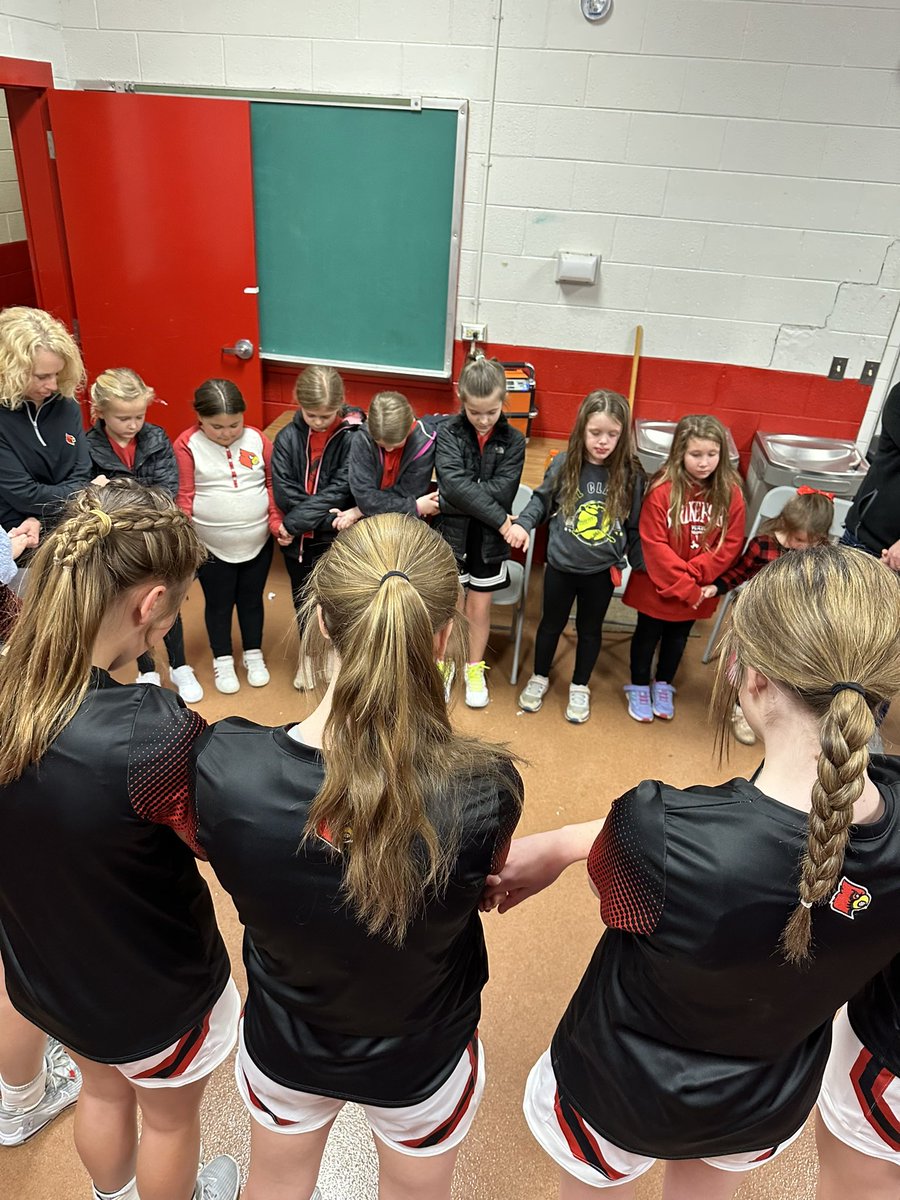 We had some special guests with us for our pre &amp; post game activities tonight!  We were so happy to have a Pilot Mtn Rec basketball team sponsored by Royster &amp; Royster join us tonight and help cheer us to a WIN!  #GDTBAC #GBB