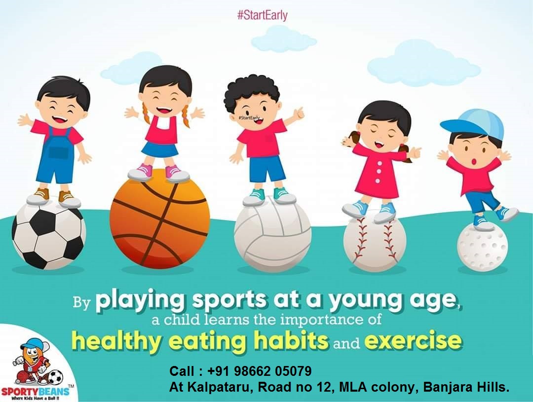 ✅Sports teach children a number of life lessons. Children also can learn to deal with stress/ anxiety and perform under high pressure situation.
👉#SportyBeans at #Hyderabad in #Banjarahills 

#GadgetsvsGames #SportsTraining #multisport  #Outdooractivity #OutdoorGames #madhapur